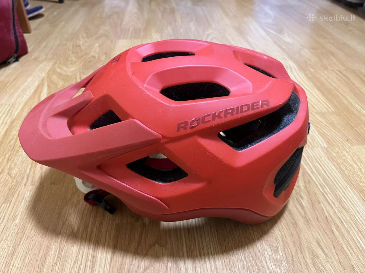 Rockrider St500 Red šalmas 59-62 cm (m/l dydis)