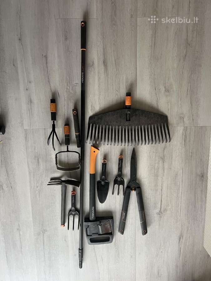 Fiskars įrankiai sodui, daržui