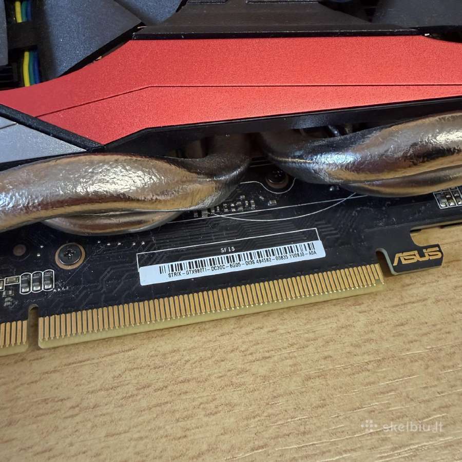 Asus gtx 980ti strix 6gb gddr5 - nuotraukos Nr. 2