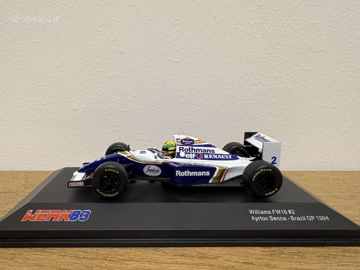 Ayrton Senna Williams Fw16 Formula 1 1994