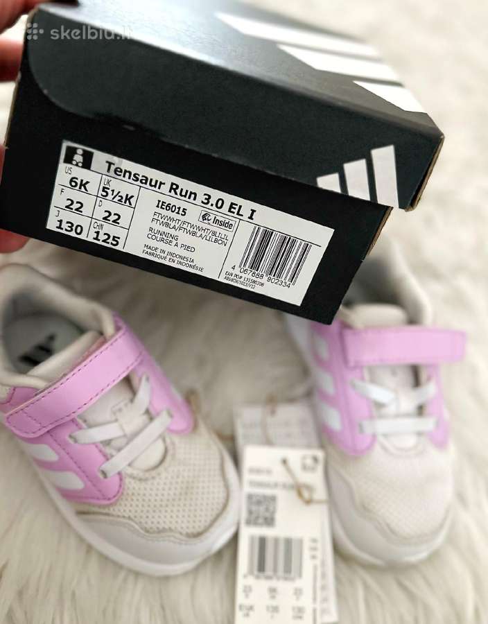 Adidas Tensaur Run 3.0 El I mergaitiški sportbačia - nuotraukos Nr. 7