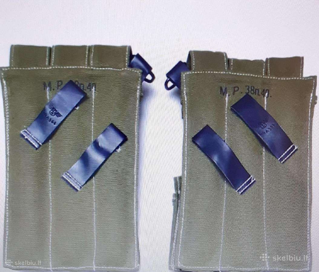 K98k šovinių dėklai,mp40 ir Stg 44 šovinių dėtuvių - nuotraukos Nr. 9