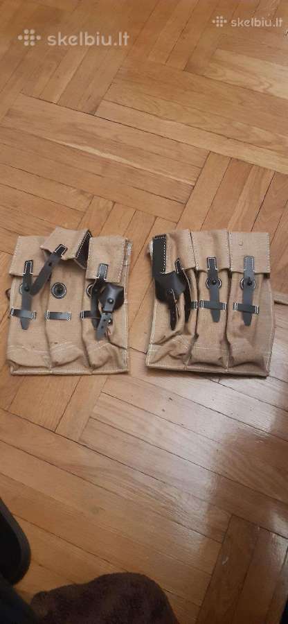 K98k šovinių dėklai,mp40 ir Stg 44 šovinių dėtuvių - nuotraukos Nr. 11