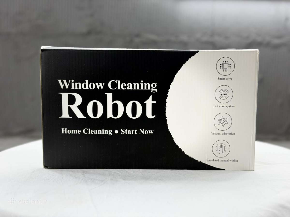 Langu valymo robotas, naujas. 30€ Vilnius.