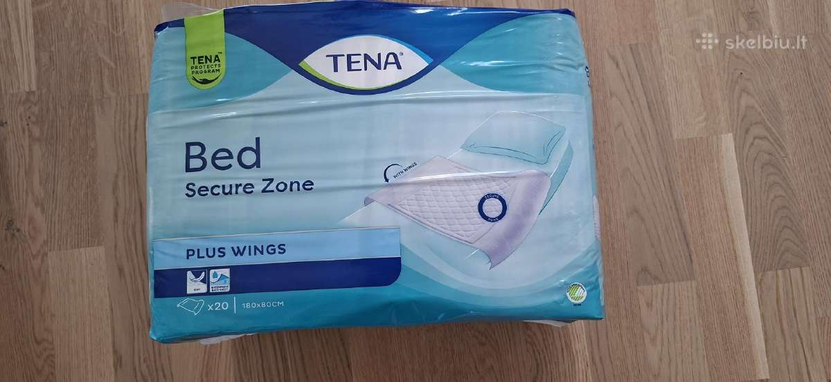 Tena Bed Plus Wings vienkartiniai paklotai su spar
