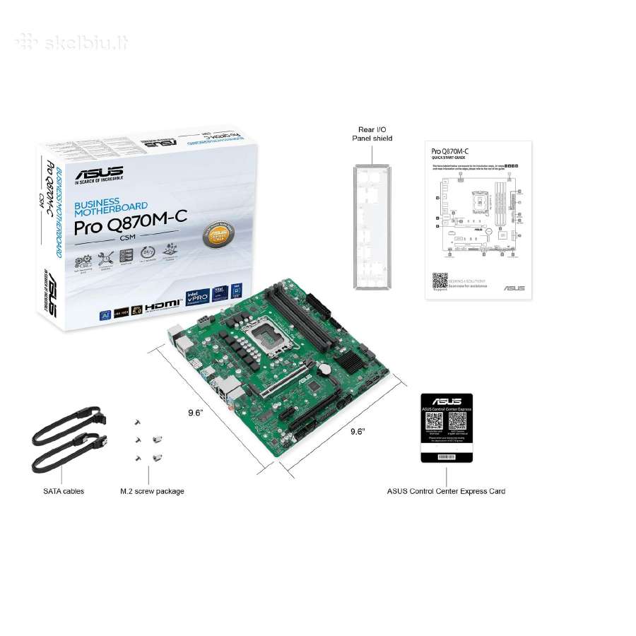 Nauja Lga 1851 Socket Asus Pro Q870m-c csm - nuotraukos Nr. 3