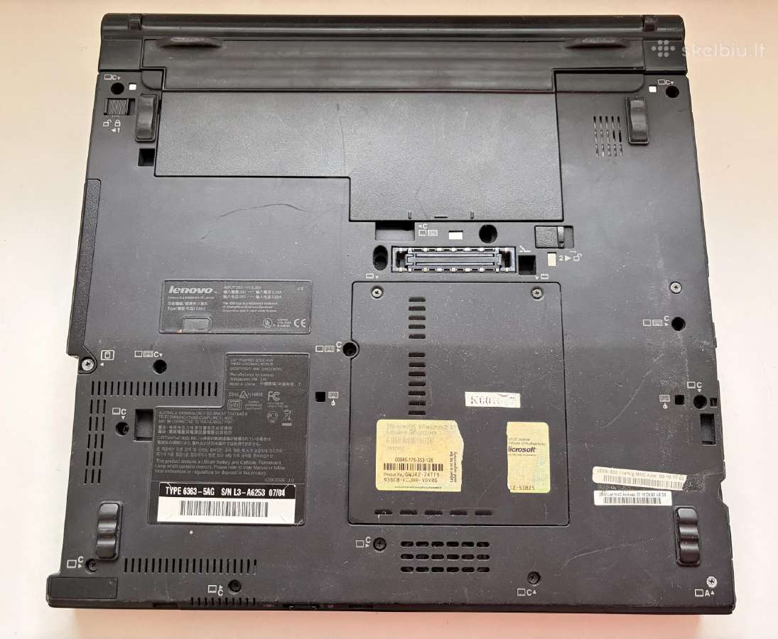 Lenovo Thinkpad X60 Tablet - nuotraukos Nr. 3
