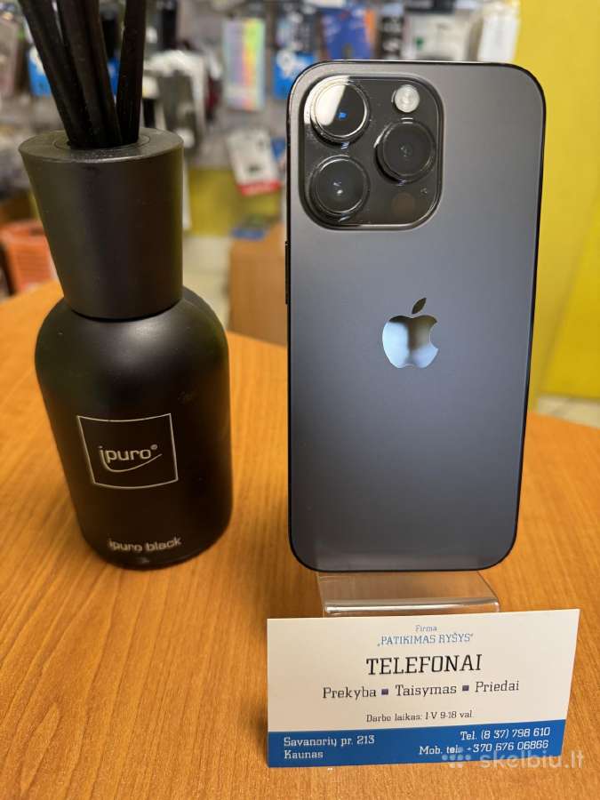 iPhone 14pro 256gb Black Su Garantija