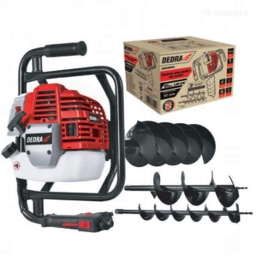 Benzininis žemės grąžtas Dedra Ded8809 3m. garanti