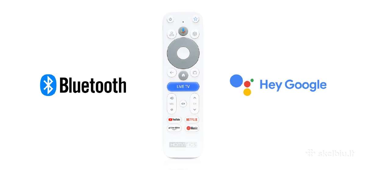Homatics Box 4k V2, Google TV 14 Media Player Iptv - nuotraukos Nr. 12