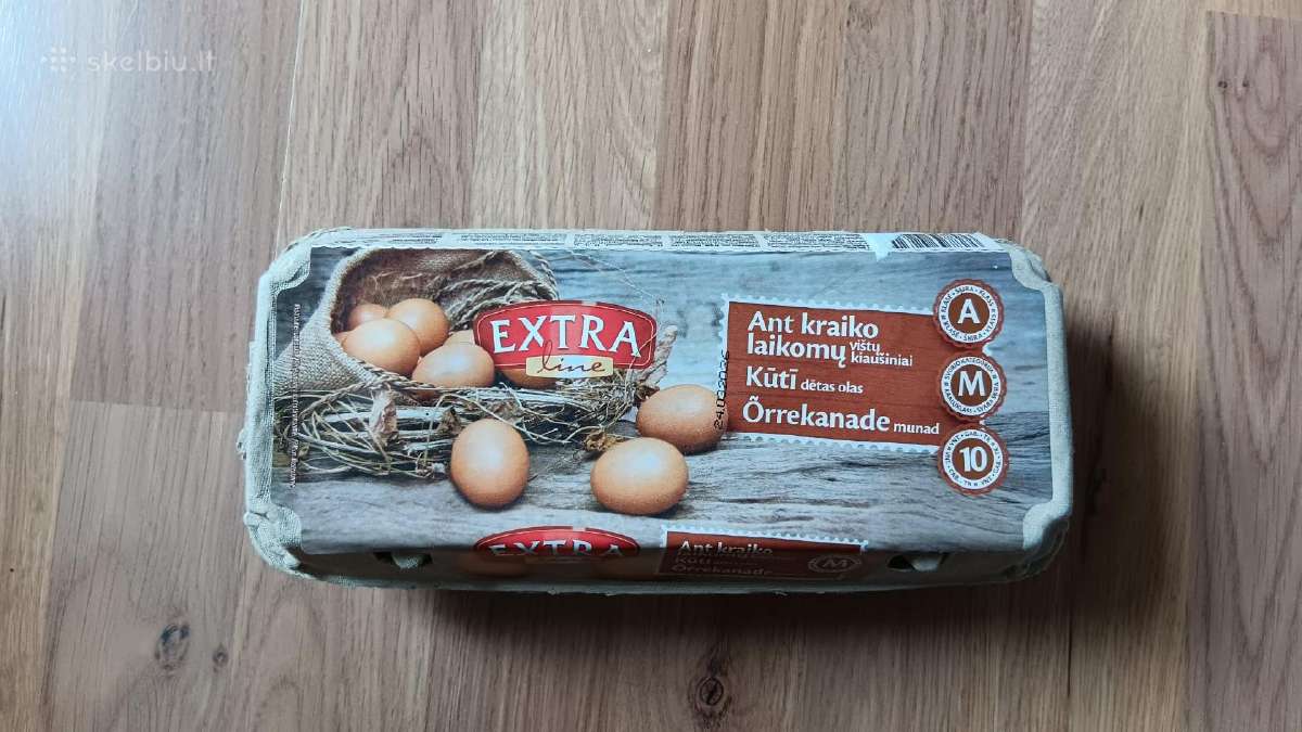 Kiaušinių dėžutės/dėklai