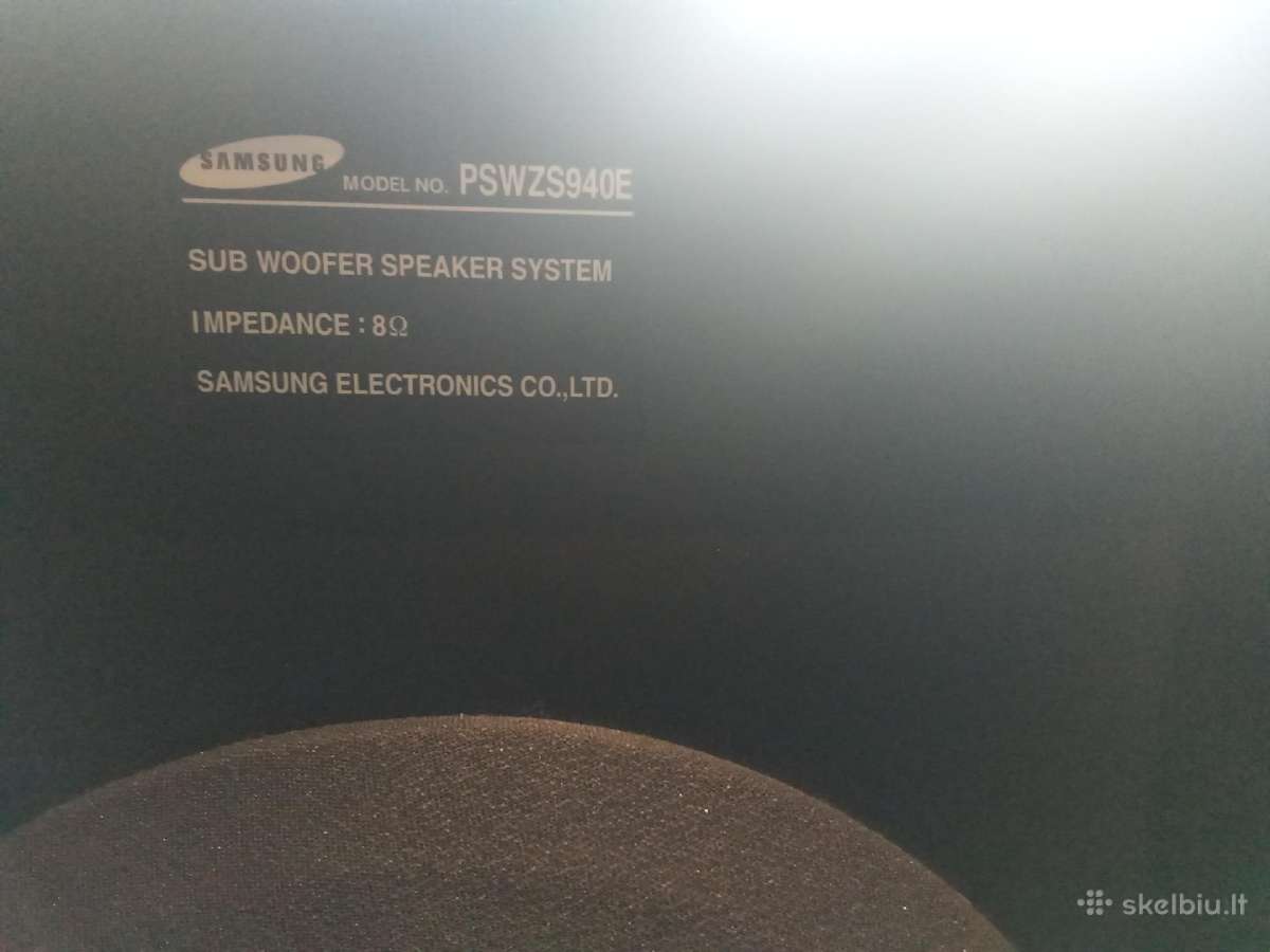 Samsung subas 200w subvuferis sub woofer - nuotraukos Nr. 4