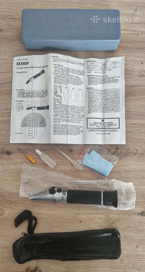 Extech Rf20 nešiojamojo druskos refraktometras - nuotraukos Nr. 2