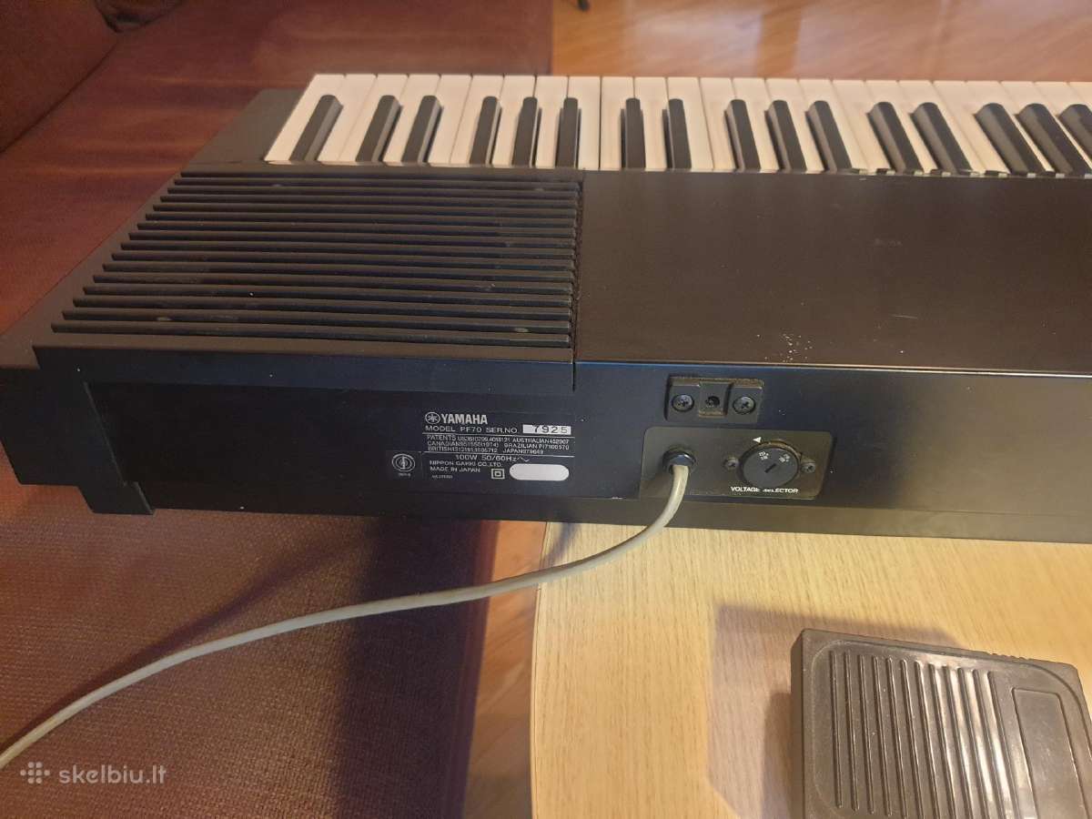 Elektroninis pianinas Yamaha pf70 - nuotraukos Nr. 8