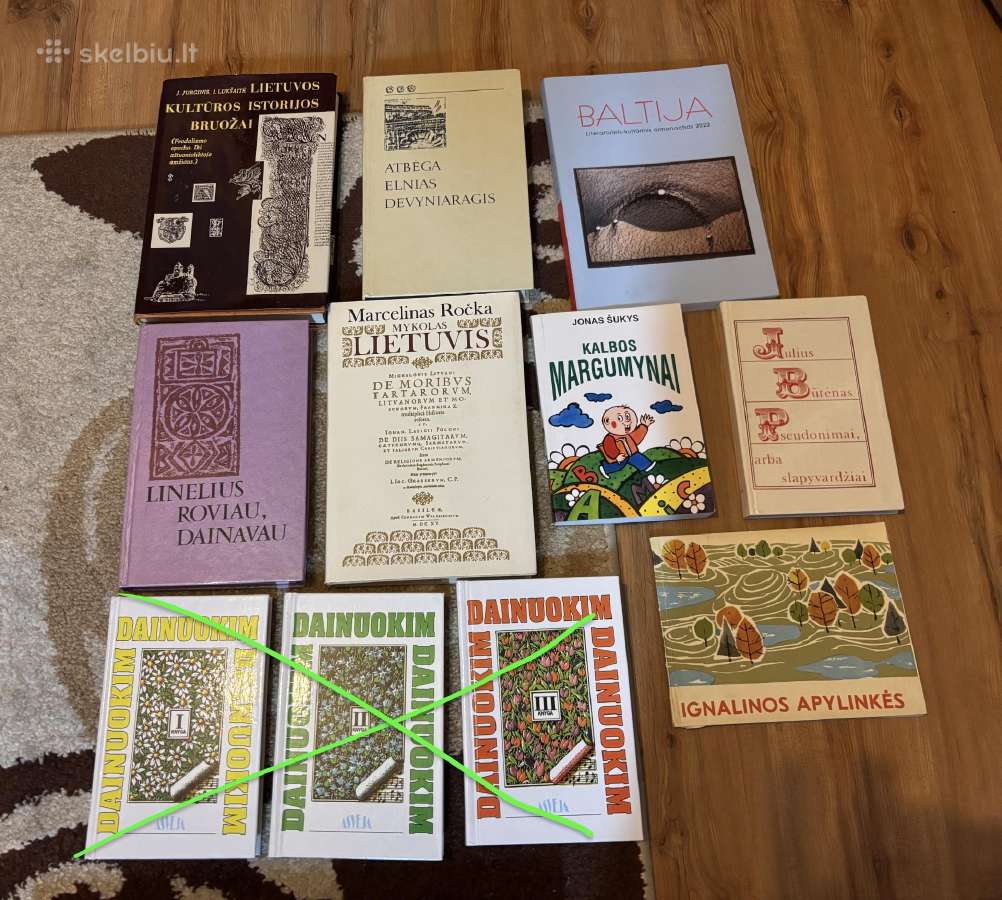 Įv. knygos po 0,50 eur!