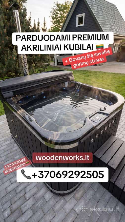 Top Premium akriliniai kubilai