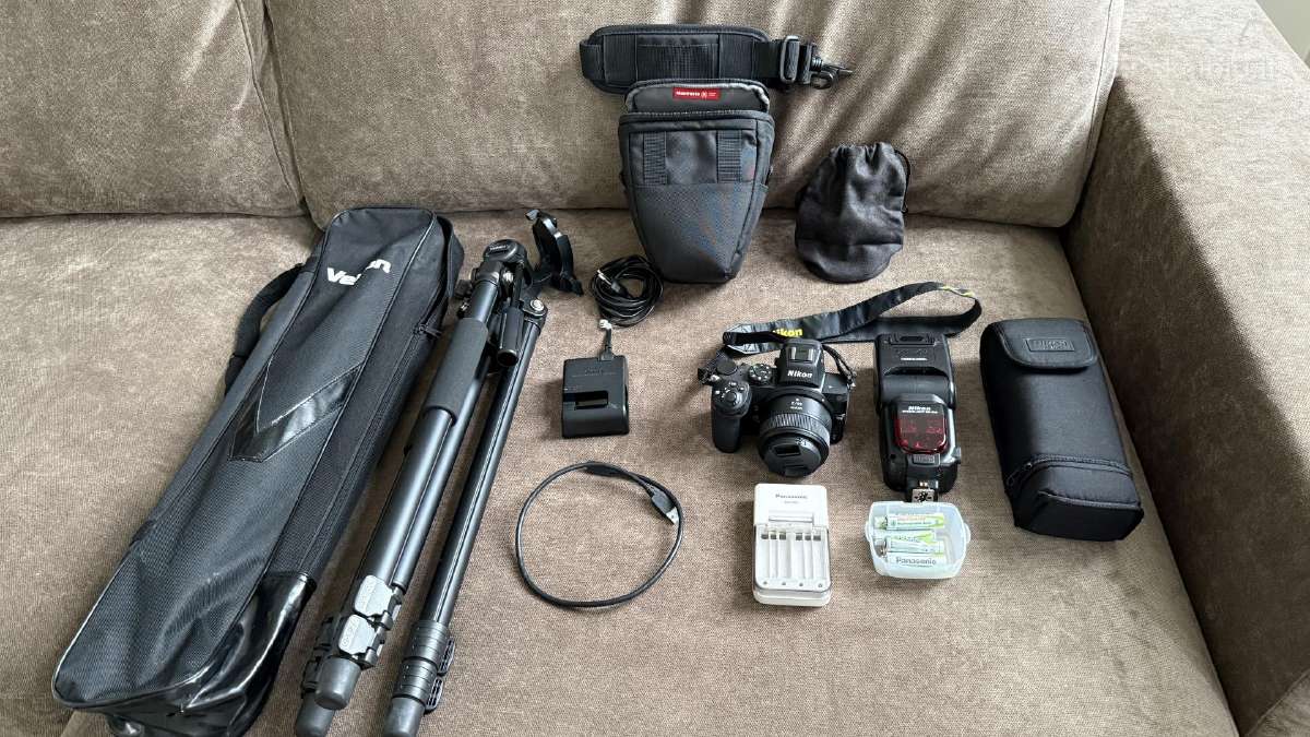 Nikon Z5 fotoaparatas su priedais