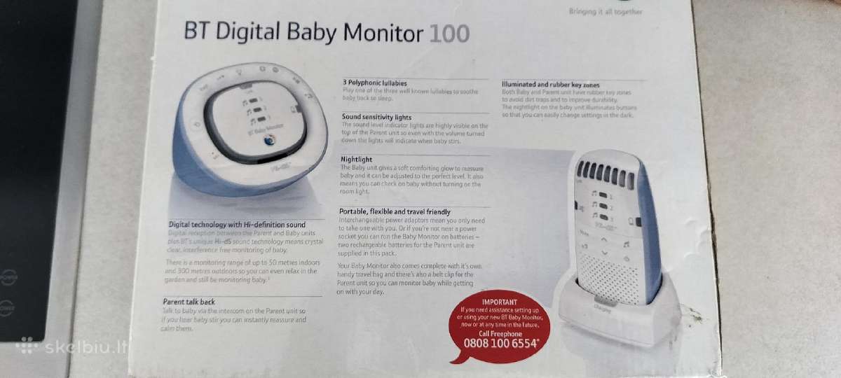 Mobili auklė Bt digital baby monitor 100 - nuotraukos Nr. 7