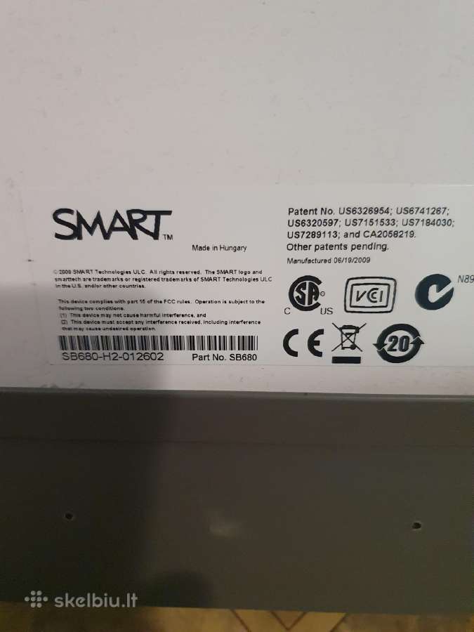 Interaktyvi lenta smart board 39 eur - nuotraukos Nr. 3