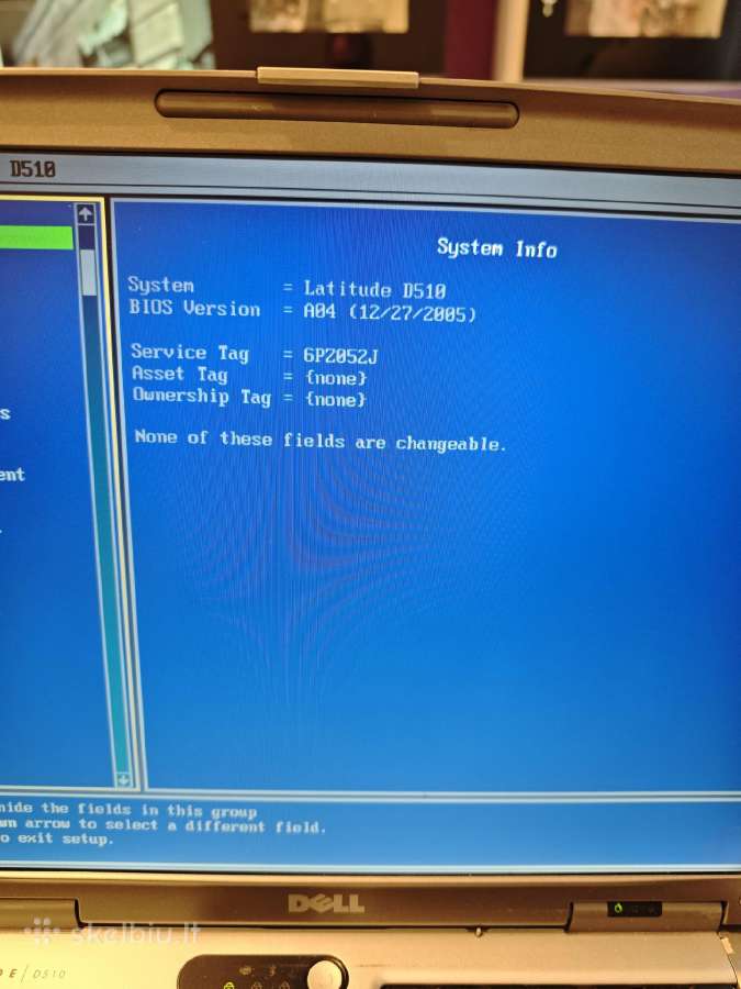Dell Latitude D 510 - nuotraukos Nr. 4