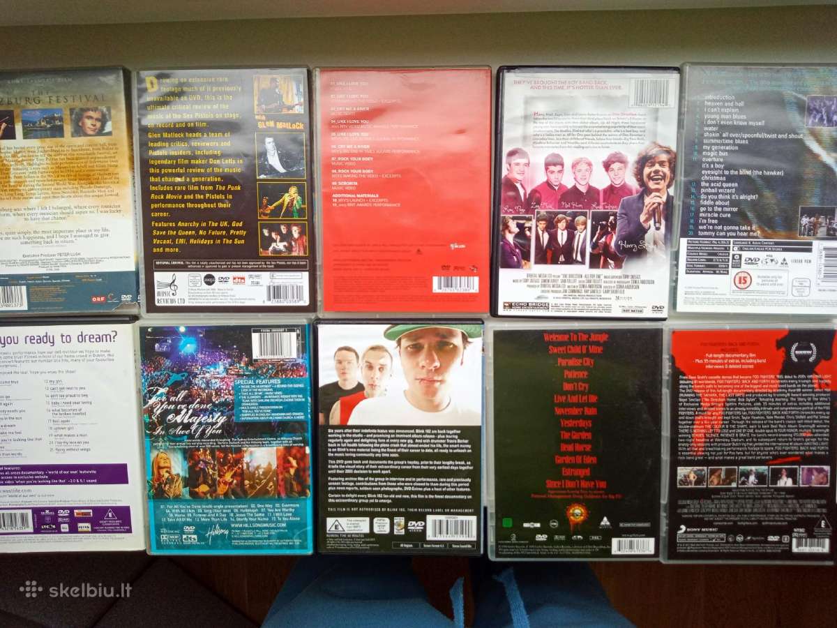 Dvd muzikiniai diskai rinkinys 1 - nuotraukos Nr. 2