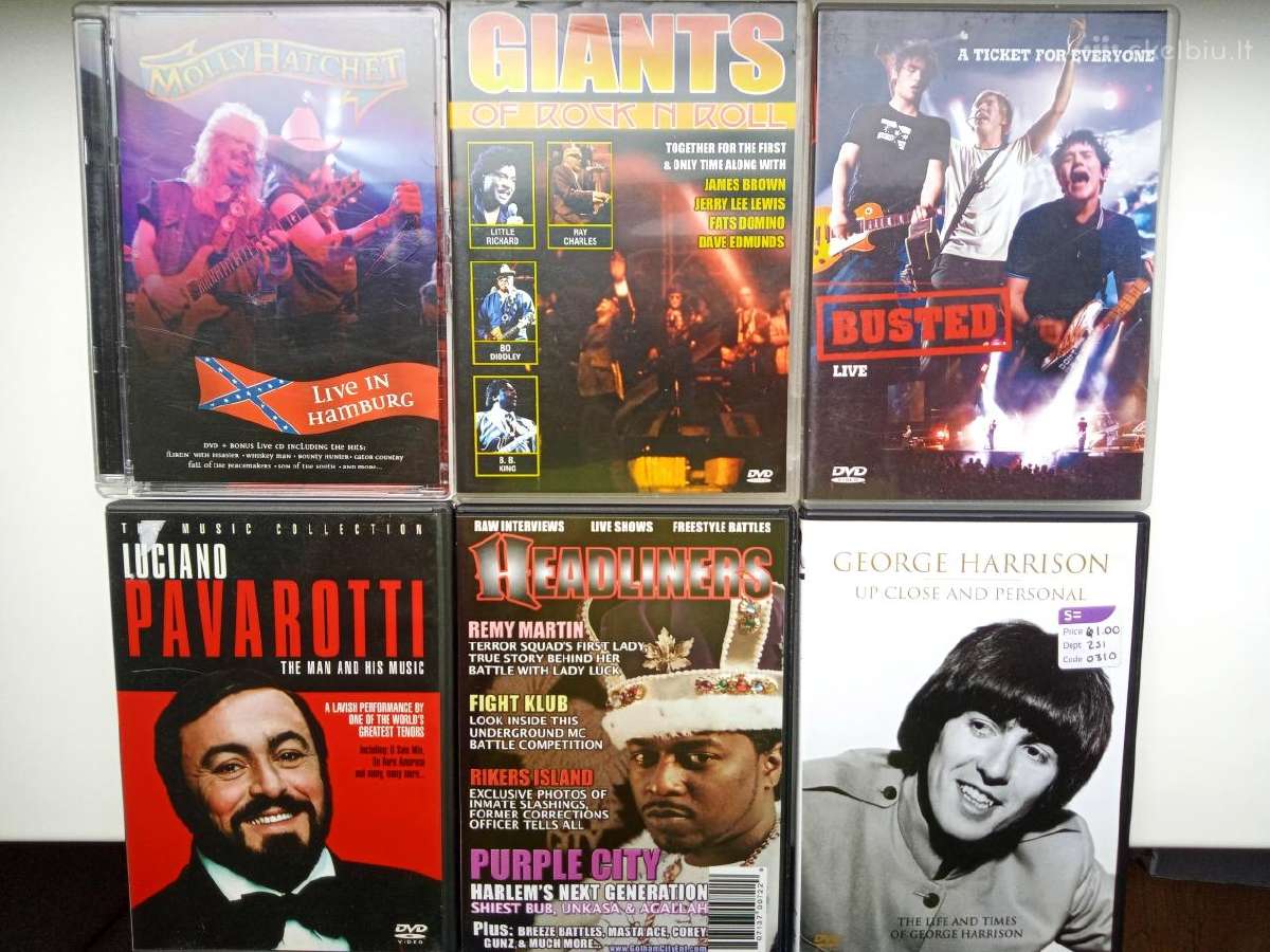 Dvd muzikiniai diskai rinkinys 1 - nuotraukos Nr. 5