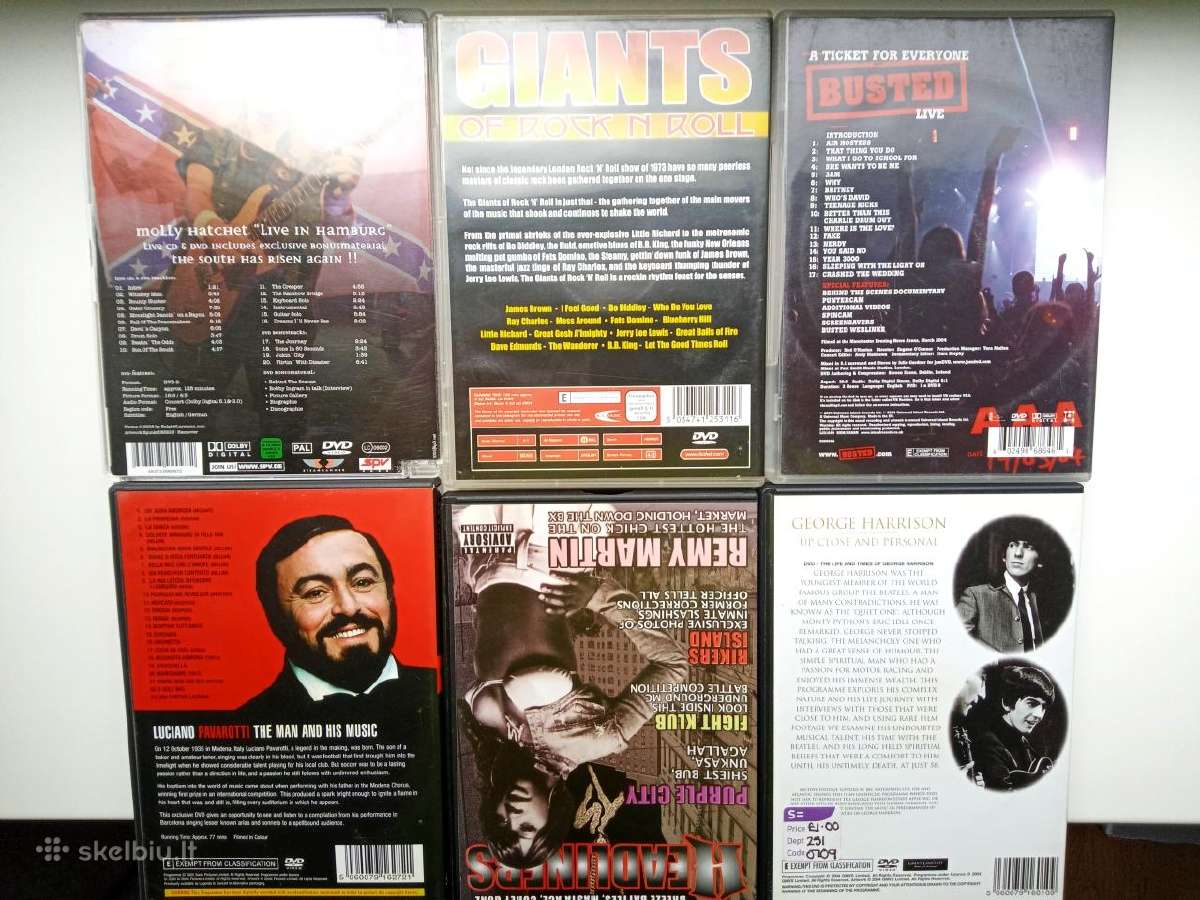 Dvd muzikiniai diskai rinkinys 1 - nuotraukos Nr. 6