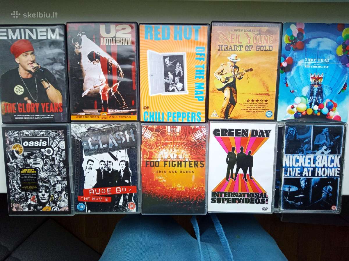 Dvd muzikiniai diskai (rinkinys 2)