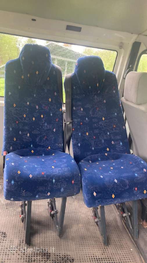 Mikroautobuso sėdynės