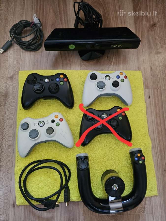 Xbox 360s atrištas su 30 žaidimų.