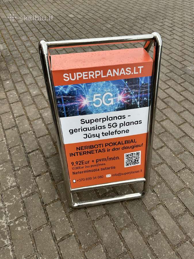Nešiojamieji reklaminiai stovai,stendai - nuotraukos Nr. 8