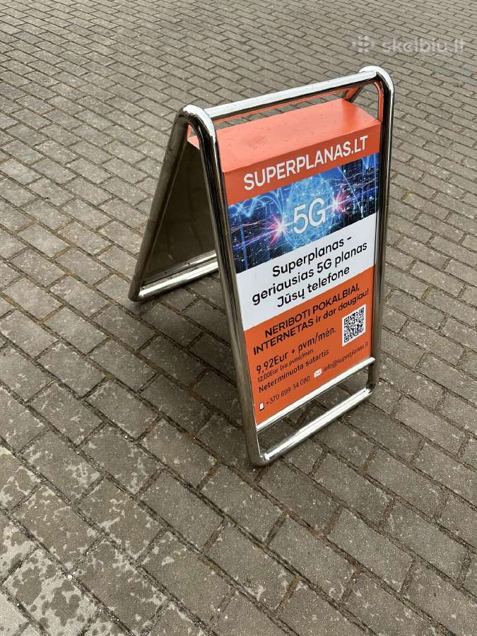 Nešiojamieji reklaminiai stovai,stendai - nuotraukos Nr. 9