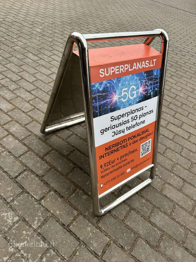 Nešiojamieji reklaminiai stovai,stendai - nuotraukos Nr. 10