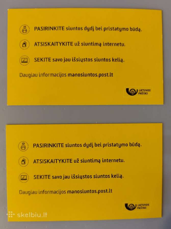Lietuvos pašto reklaminiai atvirukai. - nuotraukos Nr. 2