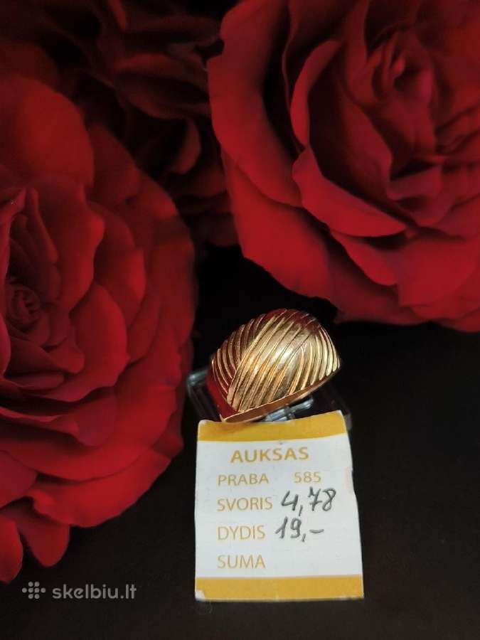 Auksinis Žiedas 585 Praba