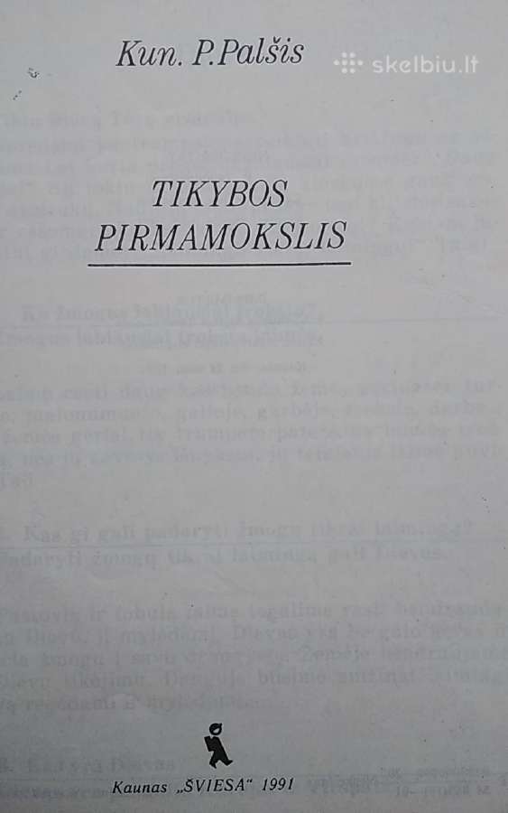 Tikybos pirmamokslis. - nuotraukos Nr. 2