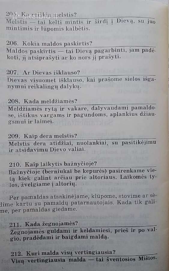 Tikybos pirmamokslis. - nuotraukos Nr. 5