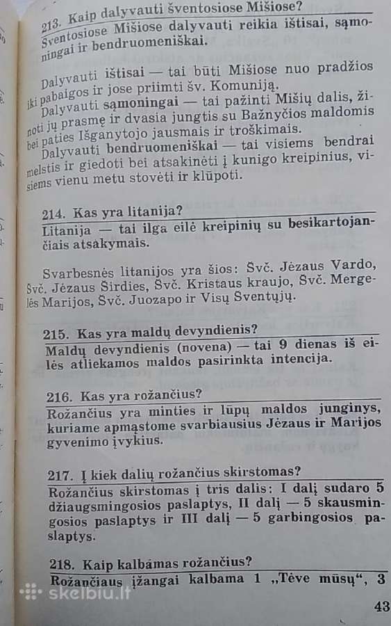 Tikybos pirmamokslis. - nuotraukos Nr. 6