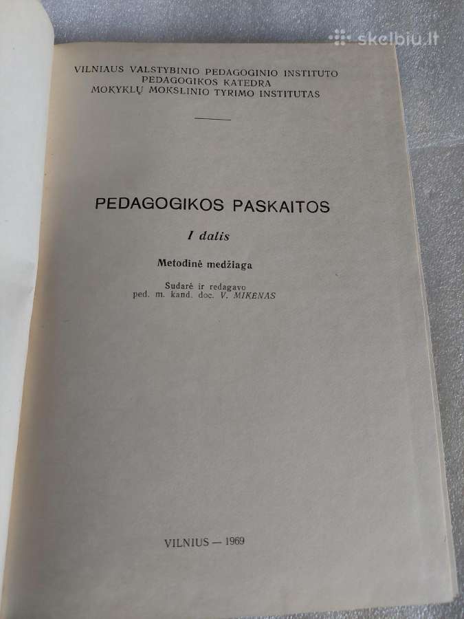 Pedagogikos paskaitos - nuotraukos Nr. 2