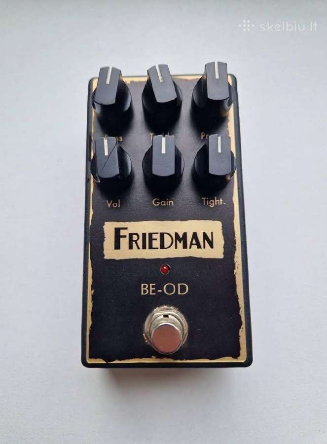 Friedman Be-od overdrive distortion pedalas