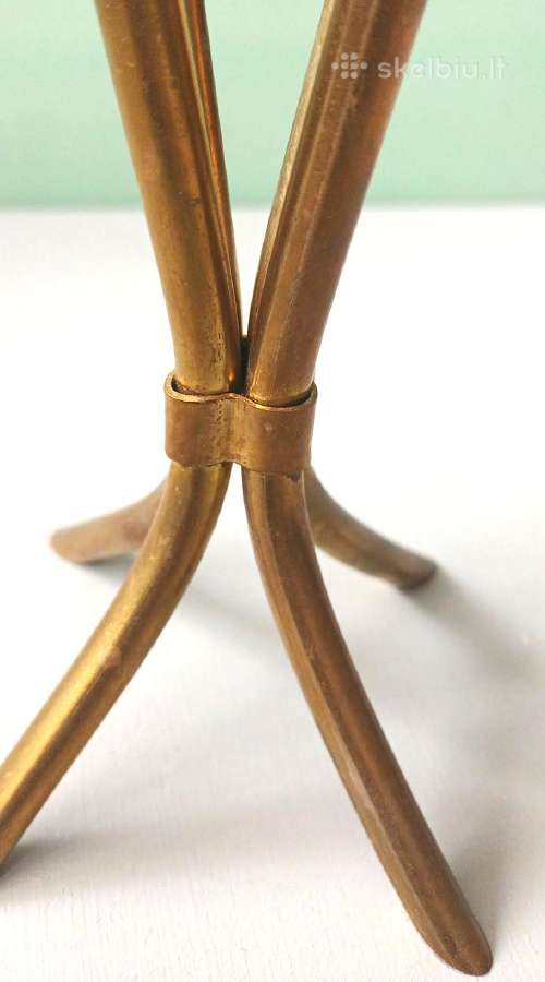 Vintažinė žalvarinė žvakidė, 26,5cm aukštis - nuotraukos Nr. 8