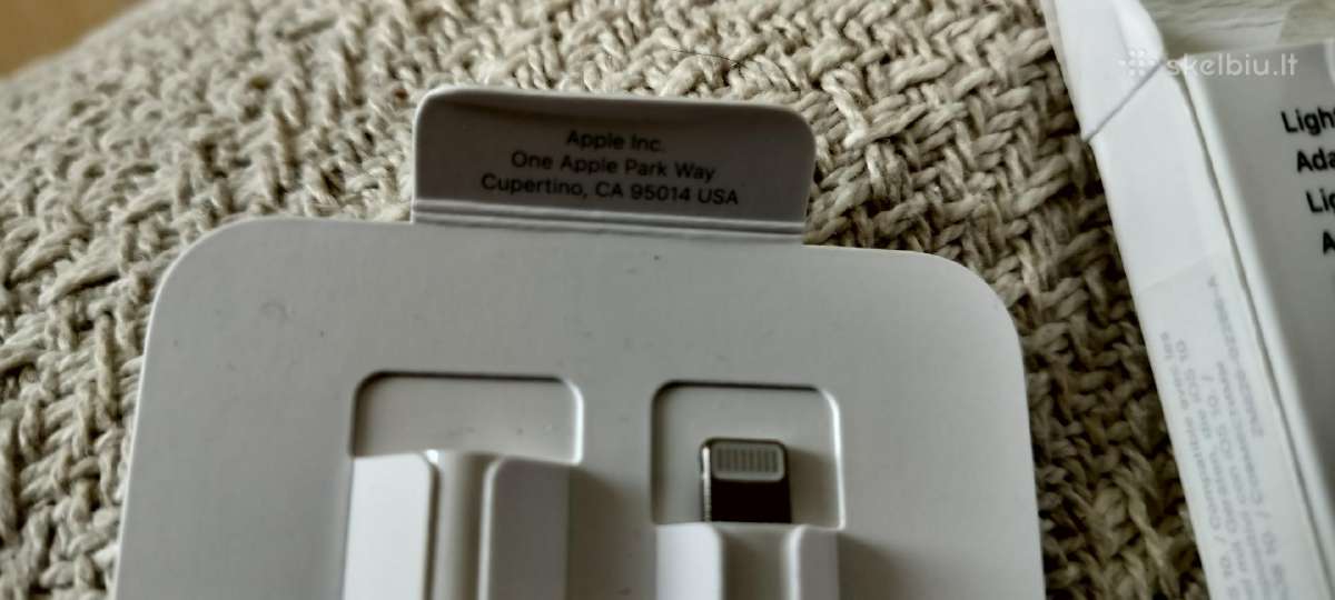Apple „lightning“–3,5 mm ausinių lizdo adapteris - nuotraukos Nr. 3