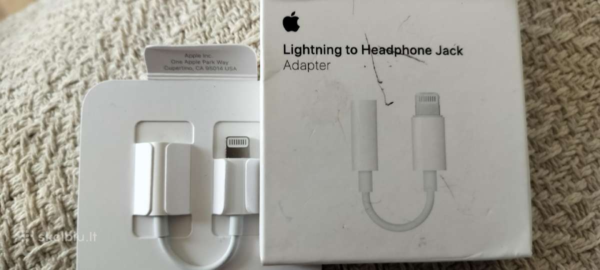 Apple „lightning“–3,5 mm ausinių lizdo adapteris - nuotraukos Nr. 5