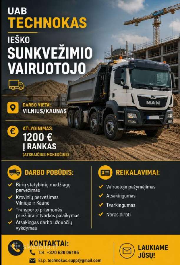 Sunkvežimio vairuotojas