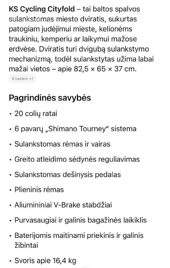 Vokiškas miesto dviratis - nuotraukos Nr. 3