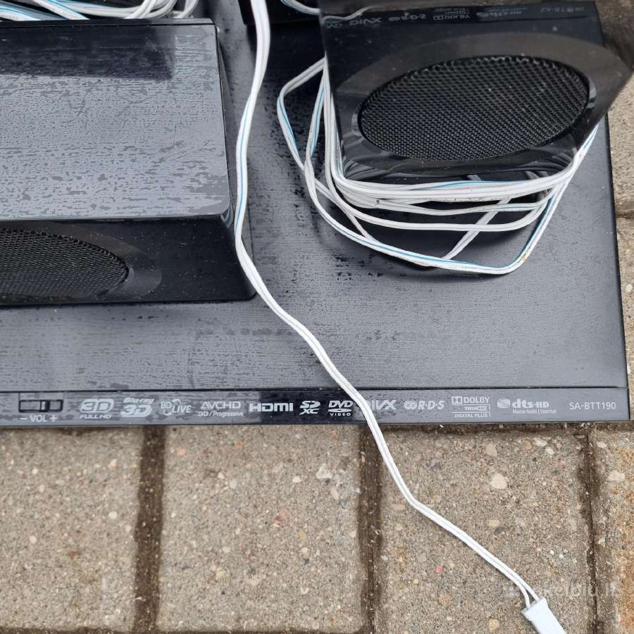 Panasonic Sa-btt190 Bluray 5.1 Namų kino sistema - nuotraukos Nr. 2