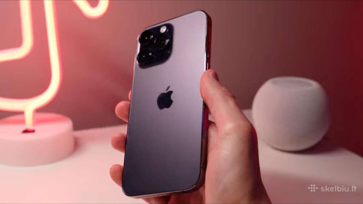 Perkame iPhone 14 Pro Max - kaina per 1 min!