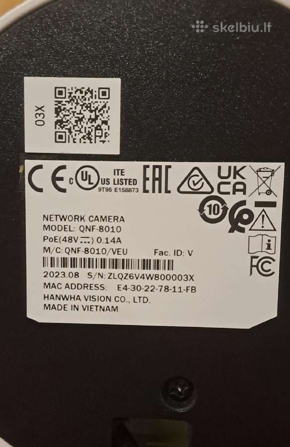 Wisenet Qnf-8010 - nuotraukos Nr. 3