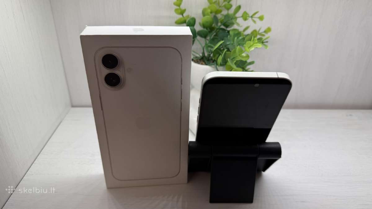 iPhone 16 plus -256gb baltas su garantija - nuotraukos Nr. 6