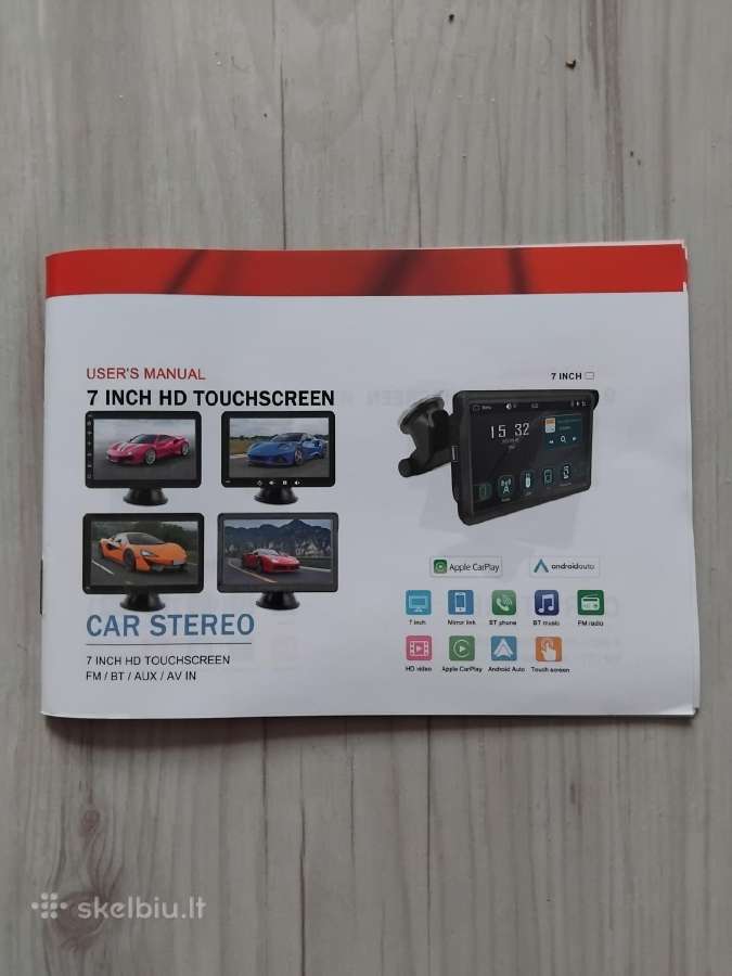 Automobilinis multimedijos grotuvas 7 coliu - nuotraukos Nr. 2